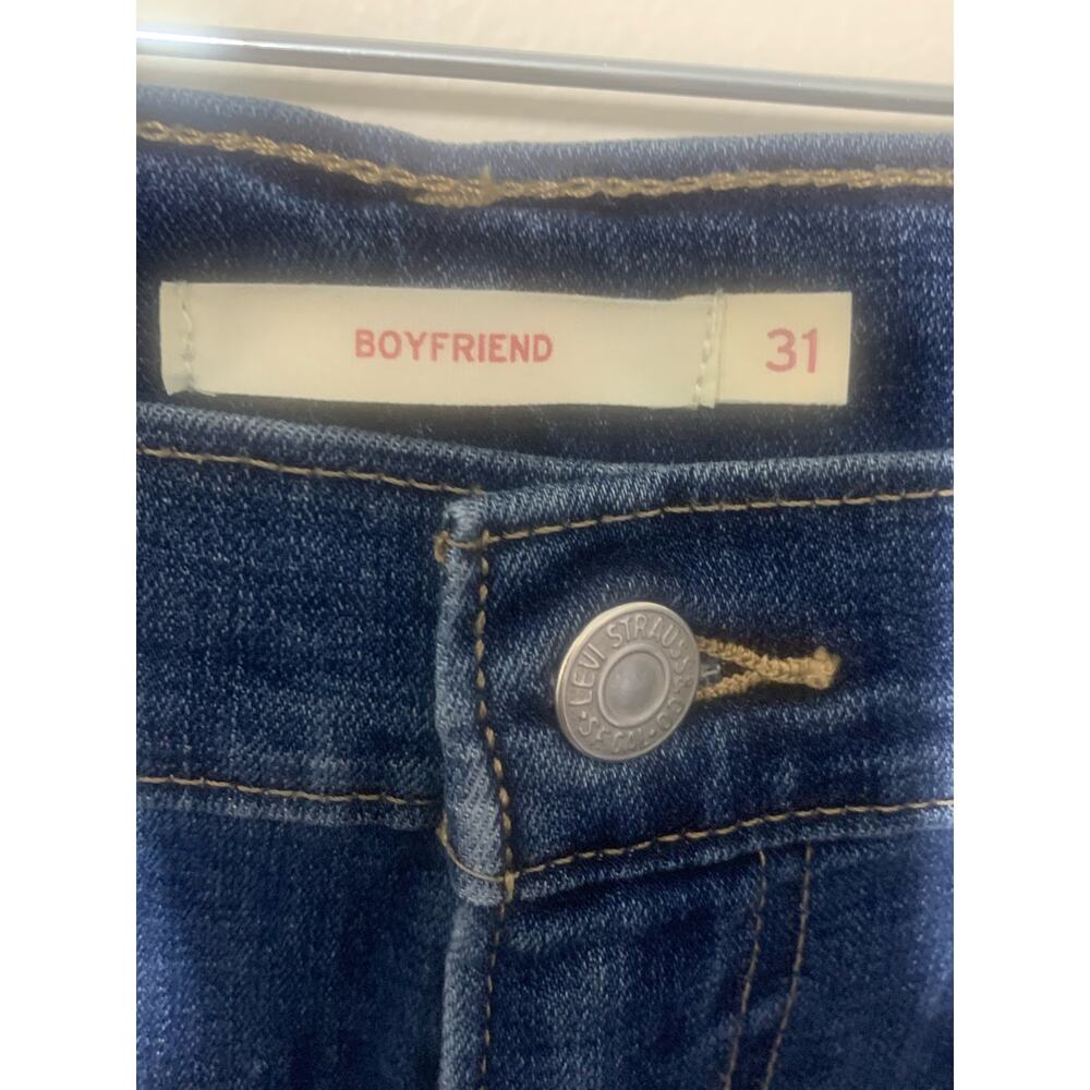 Levi's Boyfriend Stretch Classic Ankle Jeans womens size 31 X‎ 26 - Picture 4 of 9